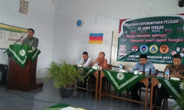 Latihan Kepemimpinan Pelajar “Disdikbud Jawa Tengah  Membekali Pelajar dengan Pendidikan Karakter”